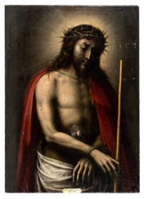 Scuola di Guglielmo Caccia (Montabone, 9 maggio 1568 - Moncalvo, 13 novembre 1625) - Ecce homo