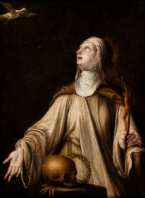 Scuola veneta del XVII secolo - Estasi di Santa Caterina da Siena
