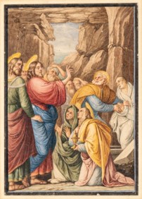 Scuola piemontese del XVII secolo - La predica di Gesù