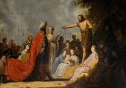 Scuola olandese del XVII secolo - La predica di San Giovanni