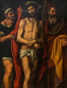 Scuola di Simone Peterzano (Venezia, 1535 - Milano, 1599) - Ecce homo