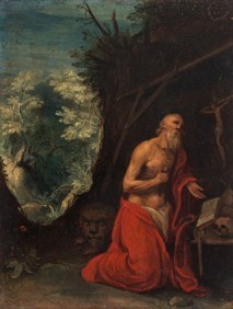 Scuola romana del XVII secolo - San Girolamo