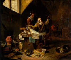 Mattheus van Helmont (Anversa, 1623 - Bruxelles, 1679 circa) - L'alchimista
