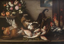 Scuola lombarda del XVII secolo - Natura morta