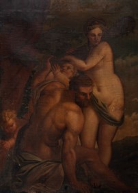 Scuola romana de XVII secolo - Ercole ed Eraclea