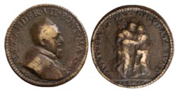 PAPALI - ALESSANDRO VII (1665 - 1667) - Medaglia anno I