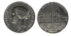FRANCIA - EUGENIA IMPERATRICE - Palazzo dell'industria, Parigi 1855