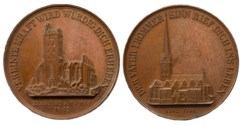 GERMANIA - AMBURGO - Distruzione chiesa di S. Pietro, 1842