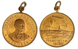GERMANIA - FRANCOFORTE - Graf Von Zeppelin, 1909