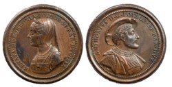LORENA - RENATA DI BORBONE LORENA - Medaglia postuma (XIX secolo)