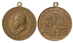 PRUSSIA - GUGLIELMO I (1861 - 1888) - 25esimo anniversario Regno Guglielmo I, 1886