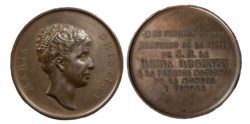 SPAGNA - MARIA CRISTINA D'AUSTRIA - Medaglia, 1894