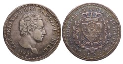 CARLO FELICE (1821-1831) - 2 lire 1826, Genova