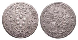 LIVORNO - FERDINANDO II DE MEDICI (1621-1670) - Pezza della rosa 1665