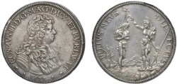 FIRENZE - COSIMO III DE MEDICI (1670-1723) - Piastra 1677