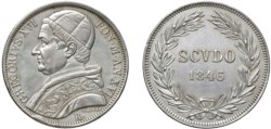 GREGORIO XVI (1831-1846) - Scudo 1846