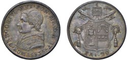GREGORIO XVI (1831-1846) - 20 baiocchi 1834, Roma