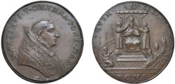MARTINO V (1417-1431) - L'incoronazione del Papa