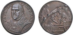 PAOLO V (1605 -1621) - Lavanda dei piedi, anno XIV