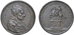 BENEDETTO XIII (1724-1730) - Monumento Carlo Magno, 1725