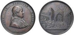 PIO IX (1846-1878) - Anniversario distruzione Basilica S. Paolo fuori le mura