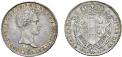 FIRENZE - LEOPOLDO II (1824-1859) - 1/2 francescone 1827