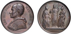 LEONE XIII (1878-1903) - Soluzione controversia Isole caroline, anno X