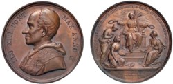 LEONE XIII (1878-1903) - Esposizione artistica in Vaticano, anno X