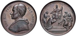 LEONE XIII (1878-1903) - 50° anno di Sacerdozio, anno XI