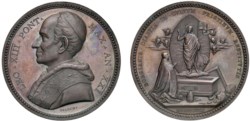 LEONE XIII (1878-1903) - Restauro delle aule borgiane, anno XXI