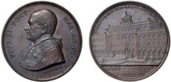 PIO XI (1922-1939) - Ampliamento del seminario minore in Vaticano, anno VI