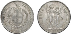 GENOVA - REPUBBLICA LIGURE (1798-1805) - 8 lire 1798