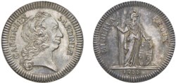 CARLO EMANUELE III (1730-1776) - Gettone 1766