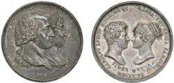 VITTORIO EMANUELE I (1802-1821) - Matrimonio tra Carlo Ludovico e Maria Teresa
