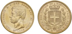 CARLO ALBERTO (1831-1849) -  100 lire 1834, Torino
