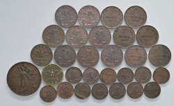REGNO D'ITALIA - Lotto di 30 monete