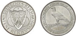 GERMANIA - REPUBBLICA DI WEIMAR (1919-1933) - 5 marchi 1930-A