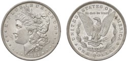 STATI UNITI D'AMERICA - Dollaro Morgan 1882 O/S