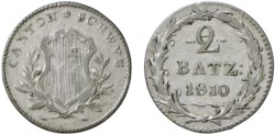 SVIZZERA - SCHWYZ - 2 batzen 1810