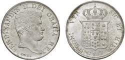 NAPOLI - FERDINANDO II (1830-1859) - 120 grana 1834 (I° tipo)