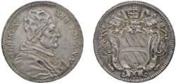 CLEMENTE XII (1730-1740) - Testone 1735