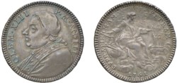 CLEMENTE XIII (1758-1769) - Quinto di scudo 1761