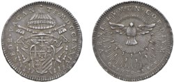 SEDE VACANTE (1774-1775) - Quinto di scudo 1774