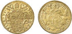 PIO VI (1775-1799) - Zecchino 1775