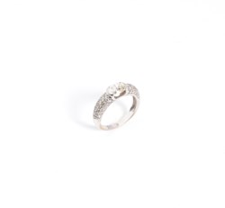 Anello in oro bianco 18kt