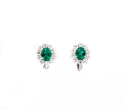 Orecchini in oro bianco 18kt