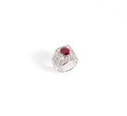 Anello in oro bianco 18kt