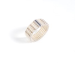 Bracciale rigido in oro bianco 18kt