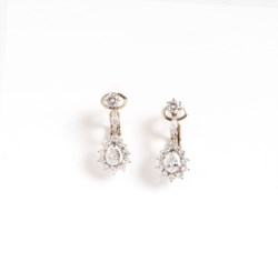 Orecchini in oro bianco 18kt