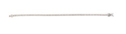 Bracciale tennis in oro bianco 18kt
